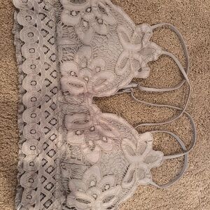 Pink Lily Lace Bralette